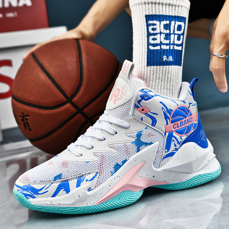Vyriški krepšinio batai Aukštai kvėpuojantys vyriški batai kulkšnies Zapatillas Hombre Deportiva sportiniai dviejų atspalvių sportiniai batai vyrams Nauji