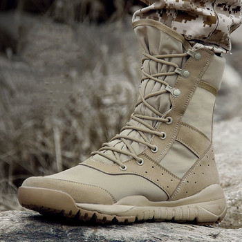 Καλοκαιρινές μπότες προπόνησης μάχης Ανδρικά Γυναικεία Προπόνηση Αναρρίχησης Ελαφριές μπότες τακτικής πεζοπορίας σε εξωτερικούς χώρους Αναπνεύσιμα πλέγματα Army Fan παπούτσια