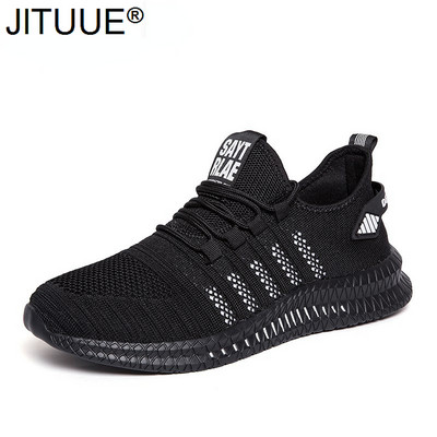 Vyriški sportbačiai Madingi vyriški laisvalaikio batai Lengvi, kvėpuojantys tinkliniai bėgimo bateliai Patogūs, didelis 47 dydis