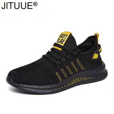 Vyriški sportbačiai Madingi vyriški laisvalaikio batai Lengvi, kvėpuojantys tinkliniai bėgimo bateliai Patogūs, didelis 47 dydis