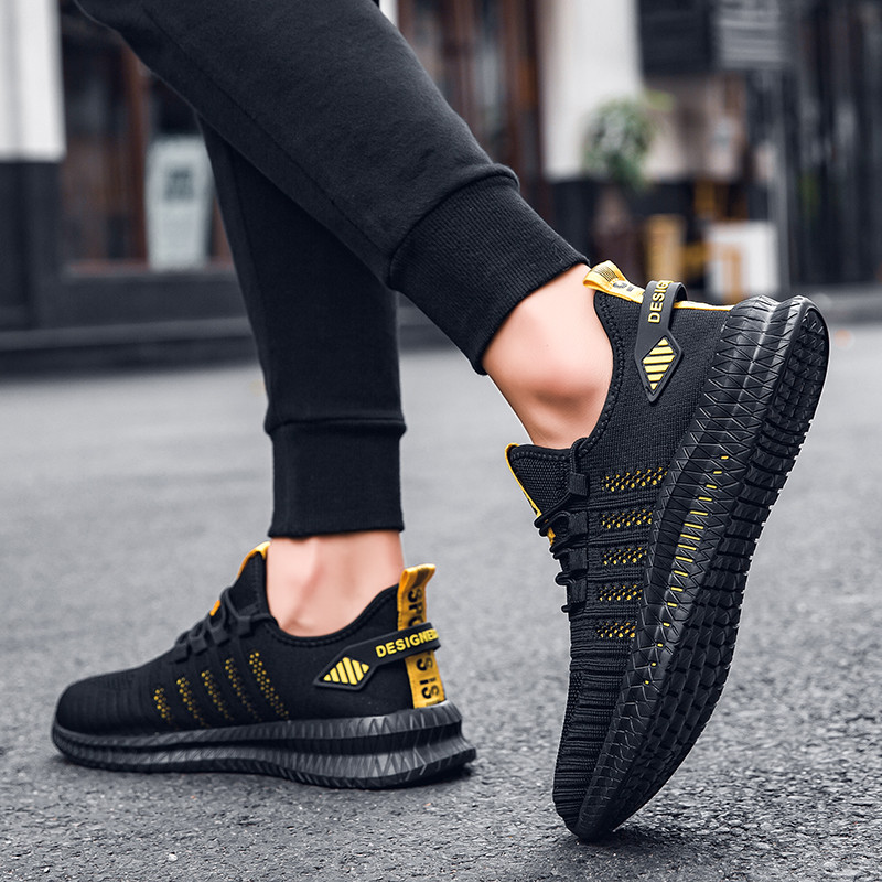 Vyriški sportbačiai Madingi vyriški laisvalaikio batai Lengvi, kvėpuojantys tinkliniai bėgimo bateliai Patogūs, didelis 47 dydis