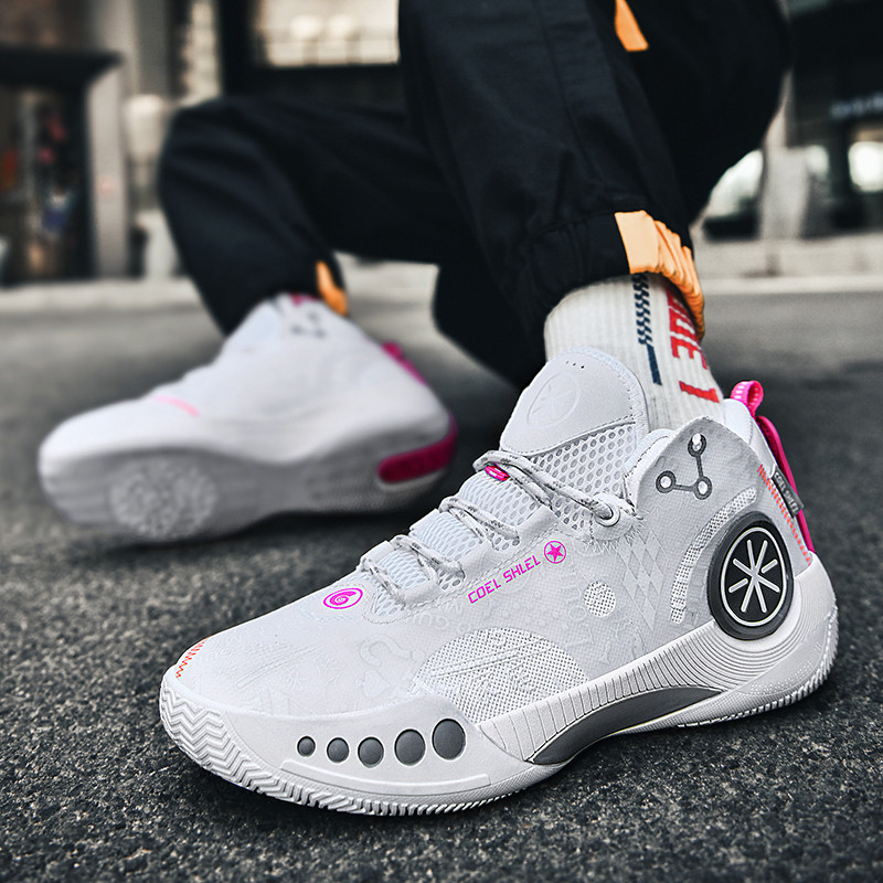 Nauji, 2022 m. madingi spalvingi krepšinio batai, vyriški sportiniai bateliai, sportiniai lauko sportiniai bateliai paaugliams, vyriški kvėpuojantys sportbačiai