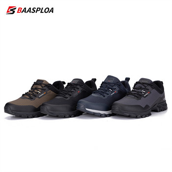 Baasploa New Man\'s Hiking Shoes Fashion Αδιάβροχα ανδρικά πάνινα παπούτσια για εξωτερικούς χώρους Άνετα παπούτσια ανδρικά αντιολισθητικά υποδήματα ανθεκτικά στη φθορά