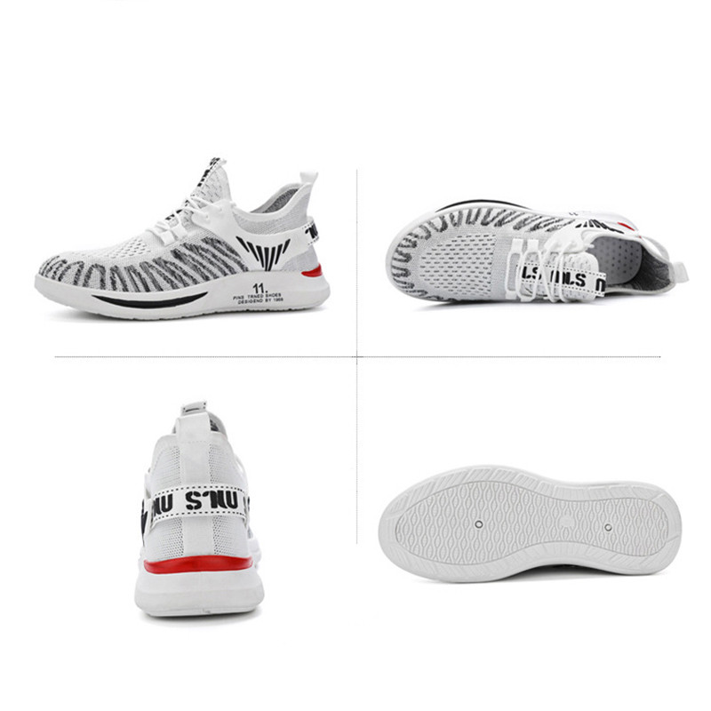 Férfi futócipők Hot legújabb divatos sportcipők könnyű nyári csúszásmentes csíkos kültéri kocogó hálós tornacipők