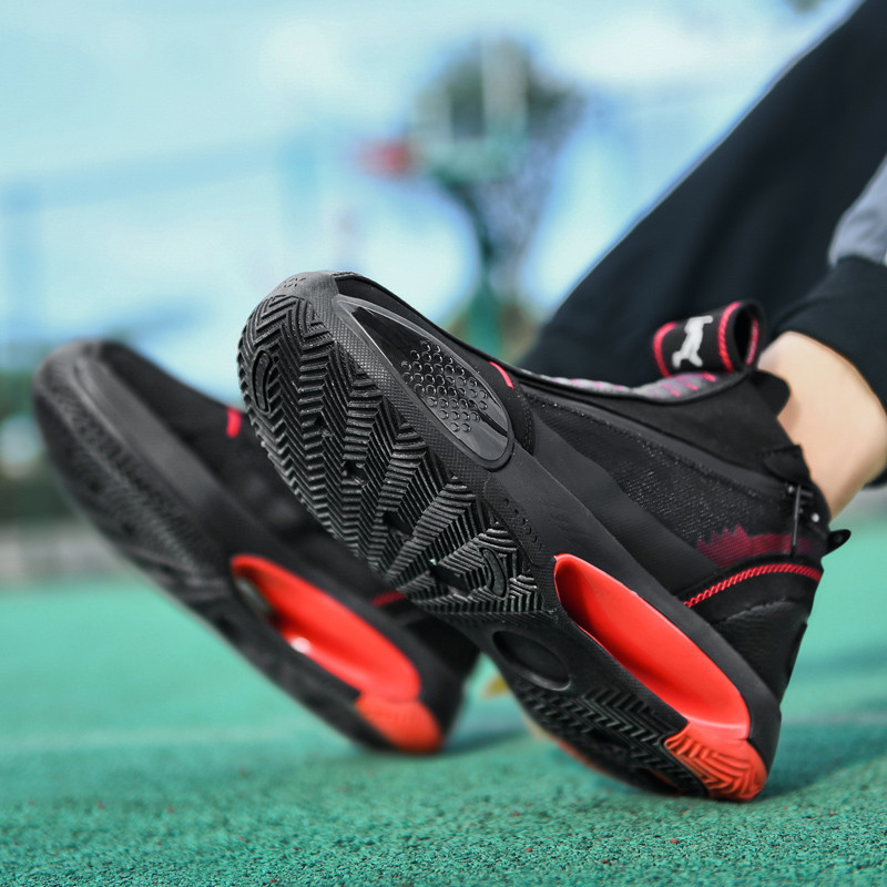 Divat Kényelmes magas szárú kosárlabdacipők Férfi párnázó kosárlabdacipők Uniszex edzőcipők kosárcipők új férfi edzőcipők