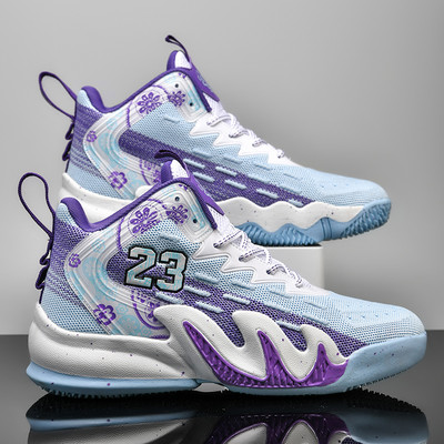 Új férfi tornacipő kosárcipő női minőségi kosárlabdacipő magas felső csúszásgátló kültéri sportcipő edzőcipő