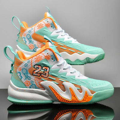 Új férfi tornacipő kosárcipő női minőségi kosárlabdacipő magas felső csúszásgátló kültéri sportcipő edzőcipő