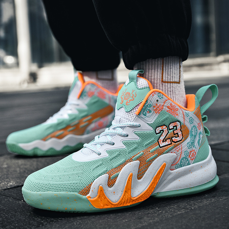 Új férfi tornacipő kosárcipő női minőségi kosárlabdacipő magas felső csúszásgátló kültéri sportcipő edzőcipő