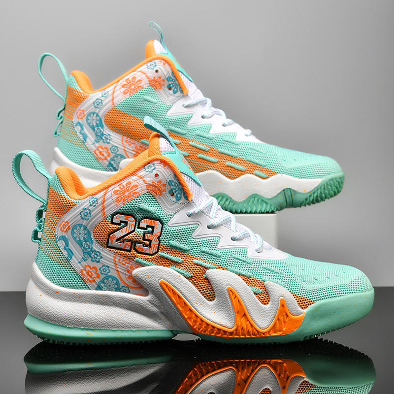 Új férfi tornacipő kosárcipő női minőségi kosárlabdacipő magas felső csúszásgátló kültéri sportcipő edzőcipő