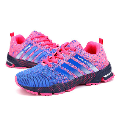 2020 Пурпурни светли маратонки Дишащи женски маратонки Голям размер 47 Леки спортни обувки на открито Дамски Deportivas Mujer