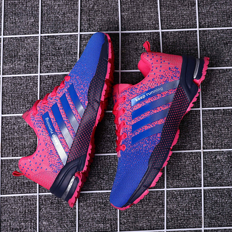 2020-as lila világos tornacipő, légáteresztő női futócipő, nagy méretű, 47-es könnyű, szabadtéri sportcipő női Deportivas Mujer