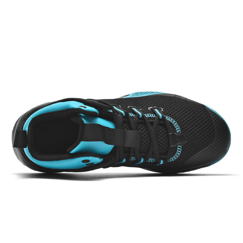 Légáteresztő férfi hálós kosárlabdacipők Férfi magas szárú tornacipők 2022 új, nagy méretű