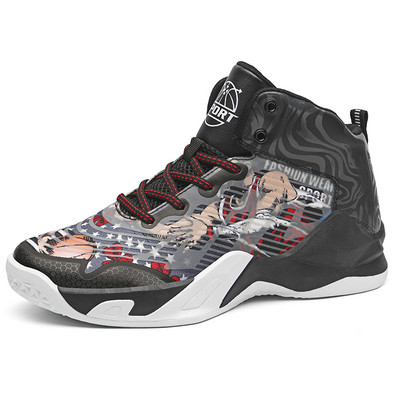 Μόδα Graffiti Print Παπούτσια Μπάσκετ Ανδρικά Αθλητικά Αθλητικά Αθλητικά Αθλητικά Παπούτσια Μπάσκετ για άνδρες και γυναίκες chaussures de basket