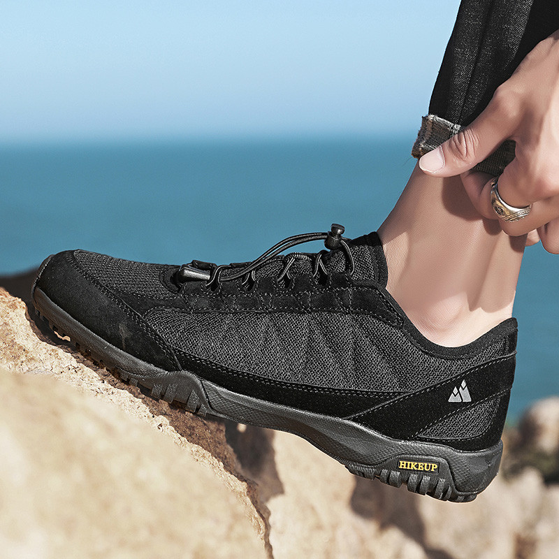 HIKEUP Férfi túracipő Légáteresztő hálós szövet Trekking tornacipő Kültéri Sport Férfi Kényelem Légáteresztő sétacipő