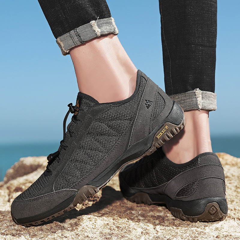 HIKEUP Férfi túracipő Légáteresztő hálós szövet Trekking tornacipő Kültéri Sport Férfi Kényelem Légáteresztő sétacipő