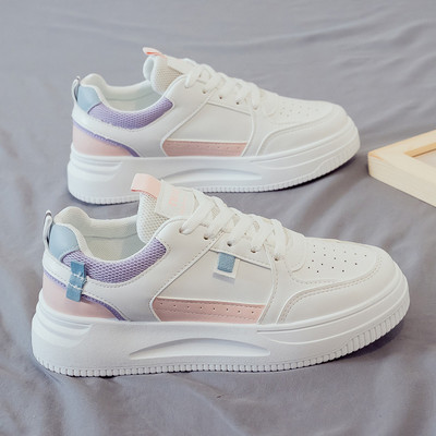 Дамски обувки 2023 Дишащи мрежести ежедневни обувки Удобни маратонки с меко дъно Дамски обувки на платформа с връзки Zapatos Be Mujer