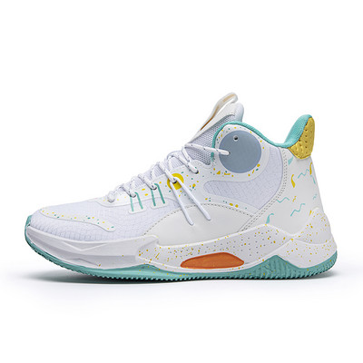 BOANXIL tavaszi és nyári fluoreszkáló divat kosárlabdacipők csúszásgátló párnázás valódi harci csomag védelem sportcipők