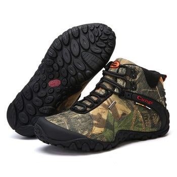 Външни мъжки водоустойчиви туристически обувки Ботуши за къмпинг Устойчиви на износване туристически обувки Планинско катерене Трекинг обувки Най-високо качество