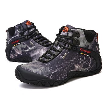 Ανδρικές αδιάβροχες μπότες πεζοπορίας εξωτερικού χώρου Μπότες κάμπινγκ φορούν ανθεκτικά παπούτσια πεζοπορίας Μπότες ορειβασίας ορειβασίας κορυφαίας ποιότητας