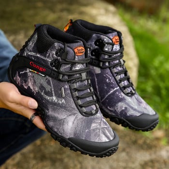 Ανδρικές αδιάβροχες μπότες πεζοπορίας εξωτερικού χώρου Μπότες κάμπινγκ φορούν ανθεκτικά παπούτσια πεζοπορίας Μπότες ορειβασίας ορειβασίας κορυφαίας ποιότητας