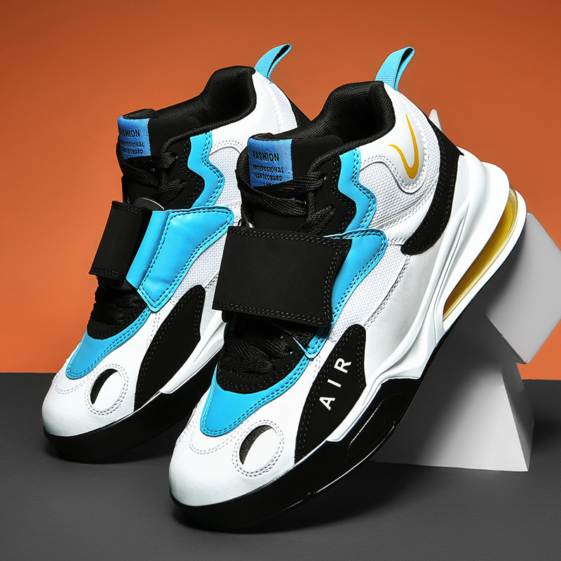 Rudens jauni polsterējoši Jor basketbola apavi vīriešiem Kvalitatīvas zamšādas ādas basketbola kedas Vīriešu elpojoši āra sporta apavi