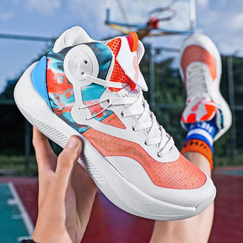 Μόδα 2021 Νέας σχεδίασης Πολύχρωμα παπούτσια μπάσκετ για άντρες Γυναικεία Ψηλά αθλητικά παπούτσια για εξωτερικούς χώρους που αναπνέουν Γυναικεία Ανδρικά παπούτσια σχεδιαστών Αθλητικά