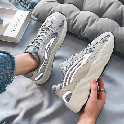 A Vīriešu skriešanas apavi Amortizējoši skriešanas sporta apavi Elpojošs sieta treniņš āra sporta apavi pastaigu apavi