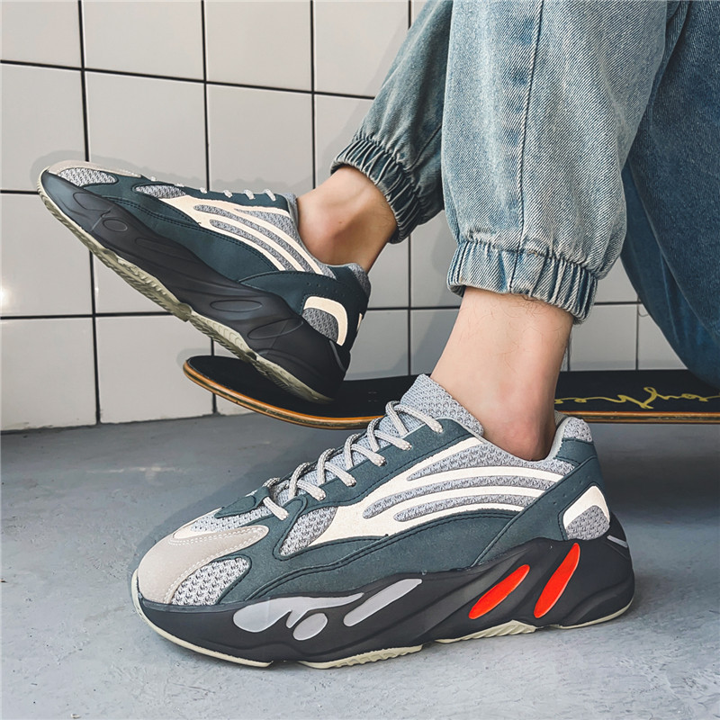 A Vīriešu skriešanas apavi Amortizējoši skriešanas sporta apavi Elpojošs sieta treniņš āra sporta apavi pastaigu apavi