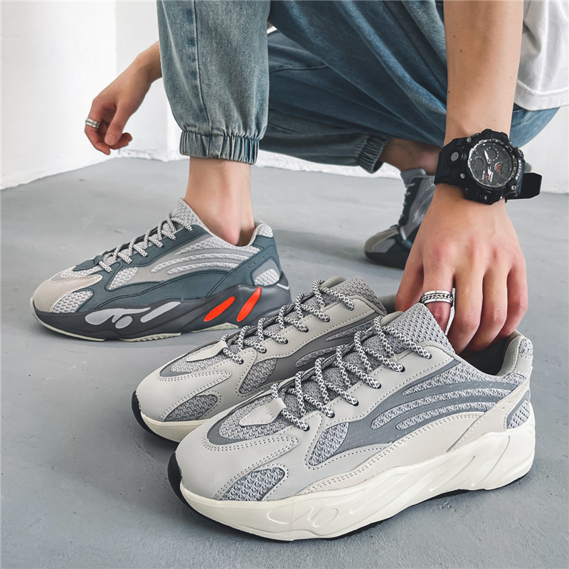 A Vīriešu skriešanas apavi Amortizējoši skriešanas sporta apavi Elpojošs sieta treniņš āra sporta apavi pastaigu apavi