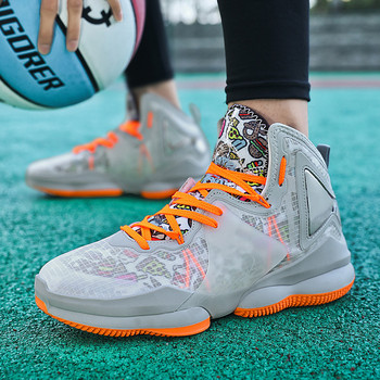 Νέα γυναικεία παπούτσια μπάσκετ για αγόρια Υψηλής ποιότητας μαλακά αντιολισθητικά παιδικά αθλητικά παπούτσια Unisex για κορίτσια Αθλητικά παπούτσια Καλάθι γυμναστικής για αγόρια εξωτερικού χώρου
