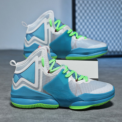 Jauni sieviešu zēnu basketbola apavi Augstas kvalitātes, mīksti, neslīdoši bērnu sporta apavi Unisex meiteņu kedas āra zēnu trenažieru grozs