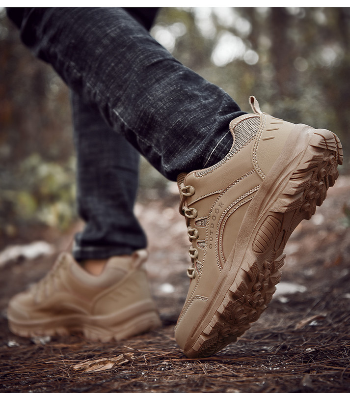 Lauko žygių sportbačiai Aukštos kokybės odiniai žygių batai Neslystantys vandeniui atsparūs vyriški žygio batai laipiojimo kempingo vyriški sportbačiai