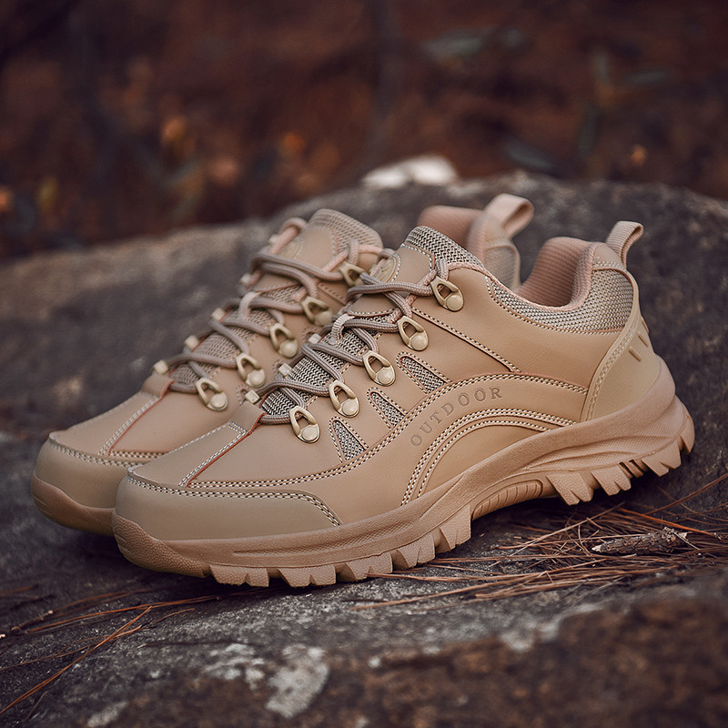 Lauko žygių sportbačiai Aukštos kokybės odiniai žygių batai Neslystantys vandeniui atsparūs vyriški žygio batai laipiojimo kempingo vyriški sportbačiai