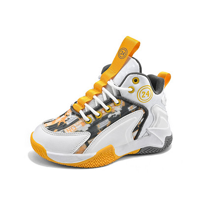 Új design stílusú kosárlabdacipők gyerekeknek fiúknak csúszásmentes tornacipők légáteresztő divatos sportcipők divat sport gyerekcipők