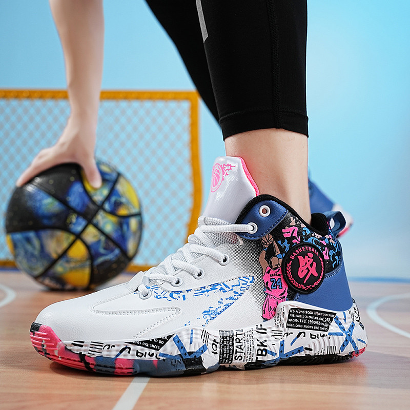 Xiaomi Camouflage férfi női kosárlabdacipők fiúknak légáteresztő csúszásmentes hordható sportcipők sportcipők