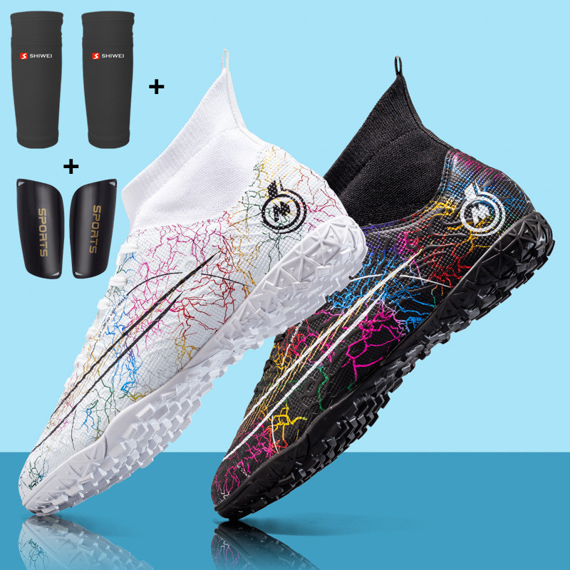 ALIUPS 33-46 Professzionális Gyerek Foci Cipők Futball Cipők Férfi Foci Futsal Cipők Sport Cipők Gyerekek Fiúk Futball Klipszek