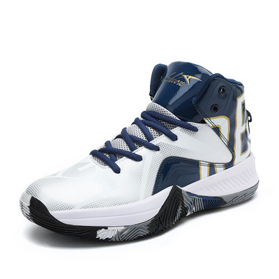 Vyriški treniruotės Aukšti krepšinio batai Vyriški amortizuojantys lengvi krepšinio sportbačiai dizainerių kurti batai kvėpuojantys lauko sportiniai bateliai