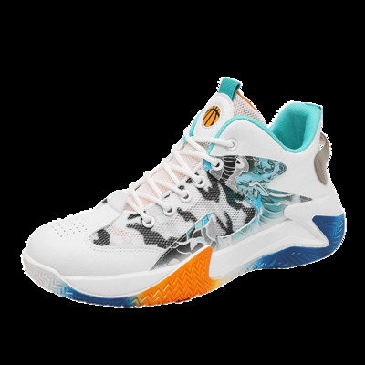 Vyriški treniruotės Aukšti krepšinio batai Vyriški amortizuojantys lengvi krepšinio sportbačiai dizainerių kurti batai kvėpuojantys lauko sportiniai bateliai