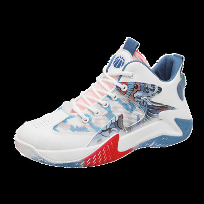 Vyriški treniruotės Aukšti krepšinio batai Vyriški amortizuojantys lengvi krepšinio sportbačiai dizainerių kurti batai kvėpuojantys lauko sportiniai bateliai