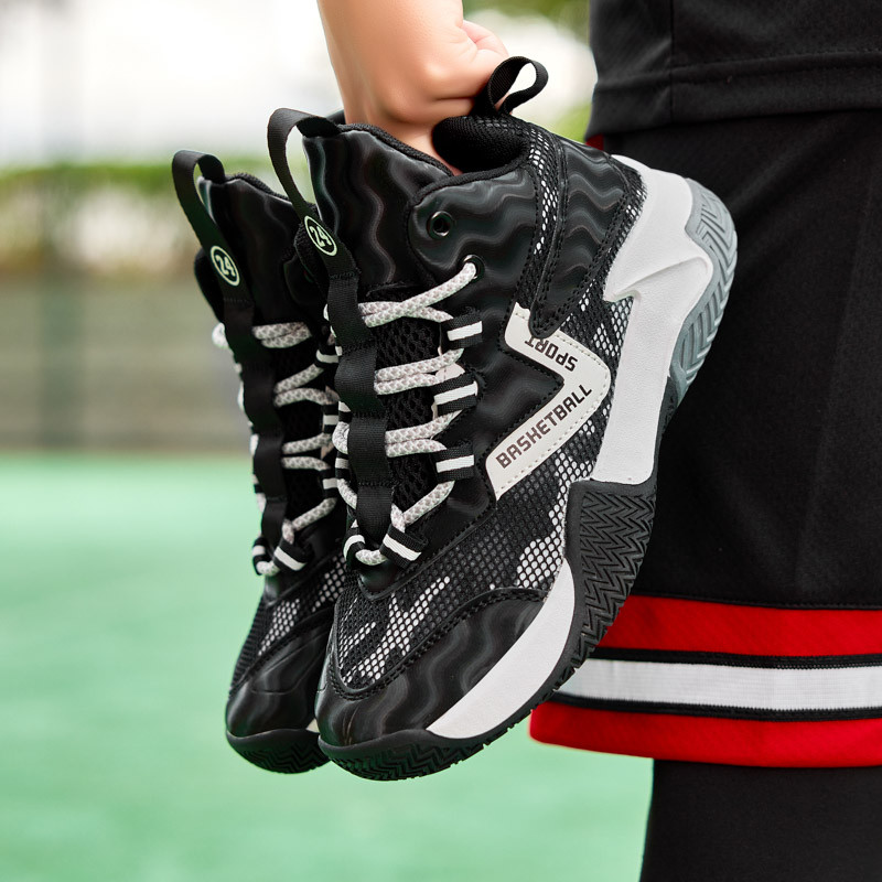 Teismeliste laste korvpallijalatsid hingavad välispordid vabaaja laste võrkjalatsid Kulumiskindlad jooksupoiste tüdrukute tossud