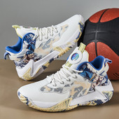 Basketbola apavi Vīriešu sporta apavi Augstie topi Vīriešu Basketbola kedas Vieglatlētika Grozu apavi Jauni elpojoši skriešanas apavi vīriešiem