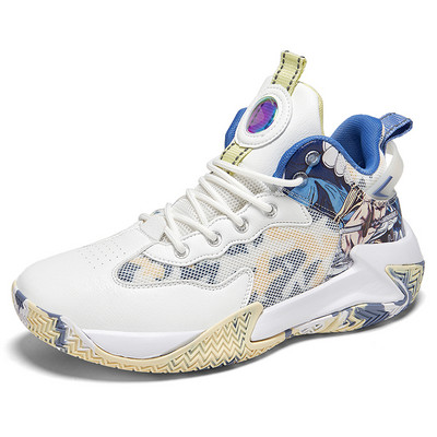 Basketbola apavi Vīriešu sporta apavi Augstie topi Vīriešu Basketbola kedas Vieglatlētika Grozu apavi Jauni elpojoši skriešanas apavi vīriešiem