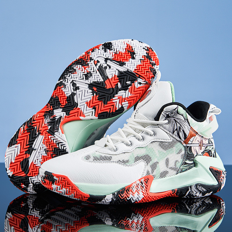 Basketbola apavi Vīriešu sporta apavi Augstie topi Vīriešu Basketbola kedas Vieglatlētika Grozu apavi Jauni elpojoši skriešanas apavi vīriešiem