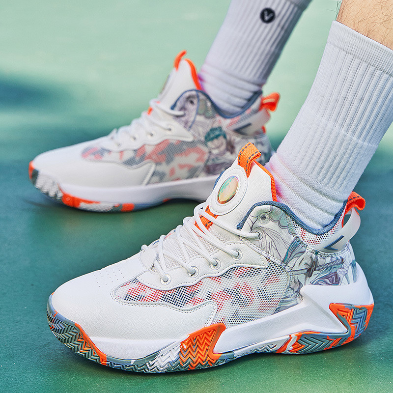 Basketbola apavi Vīriešu sporta apavi Augstie topi Vīriešu Basketbola kedas Vieglatlētika Grozu apavi Jauni elpojoši skriešanas apavi vīriešiem