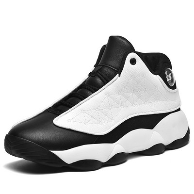Augstas augšdaļas Neslīdoši basketbola treniņu apavi Basketbola kedas Vīriešu modes sašūšanas basketbola apavi Liela izmēra sporta apavi