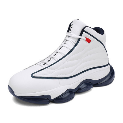 Augstas augšdaļas Neslīdoši basketbola treniņu apavi Basketbola kedas Vīriešu modes sašūšanas basketbola apavi Liela izmēra sporta apavi