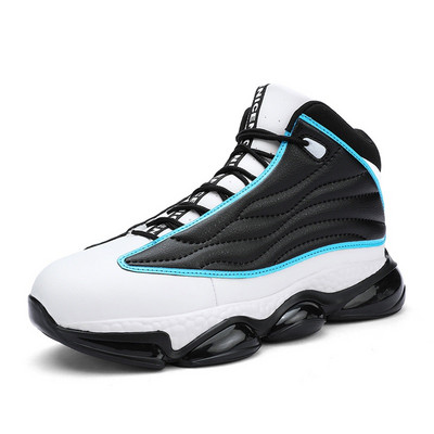 Augstas augšdaļas Neslīdoši basketbola treniņu apavi Basketbola kedas Vīriešu modes sašūšanas basketbola apavi Liela izmēra sporta apavi