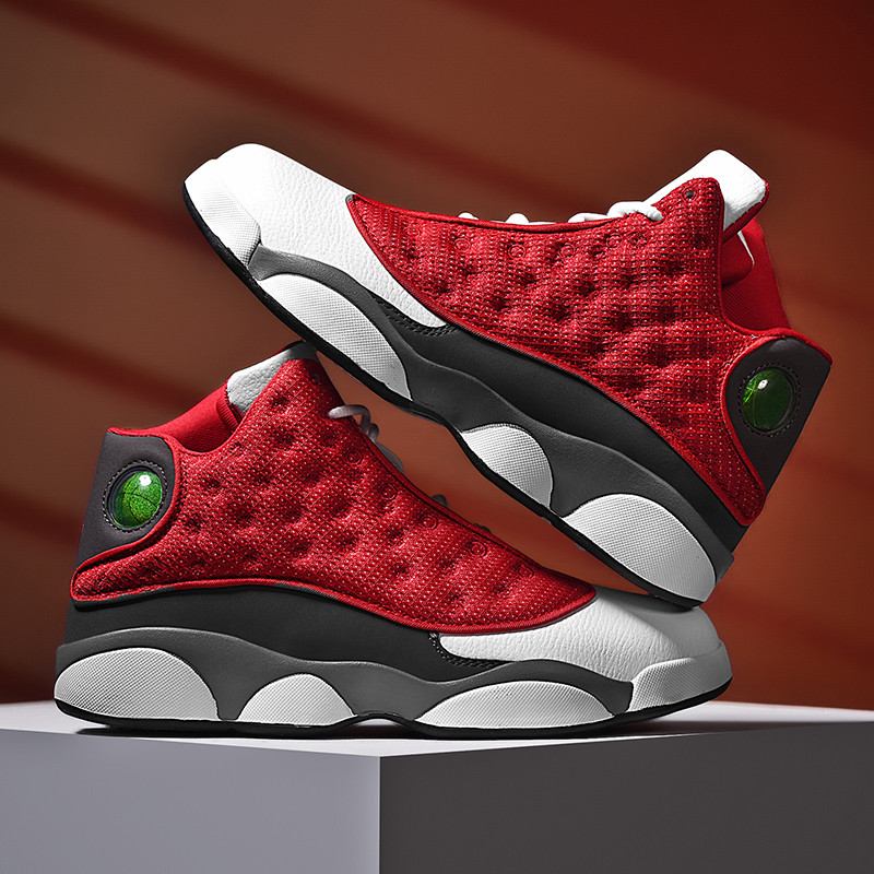 Augstas augšdaļas Neslīdoši basketbola treniņu apavi Basketbola kedas Vīriešu modes sašūšanas basketbola apavi Liela izmēra sporta apavi