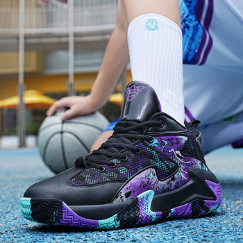 Марка мъжки дамски олекотени баскетболни обувки дишащи удобни спортни обувки унисекс неутрални тренировъчни спортни маратонки