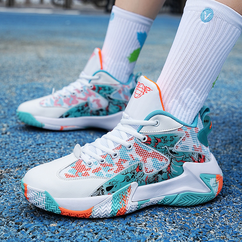 Zīmola vīriešu sieviešu vieglās basketbola apavi Elpojoši komfortabli sporta apavi Unisex neitrāli treniņu sporta apavi